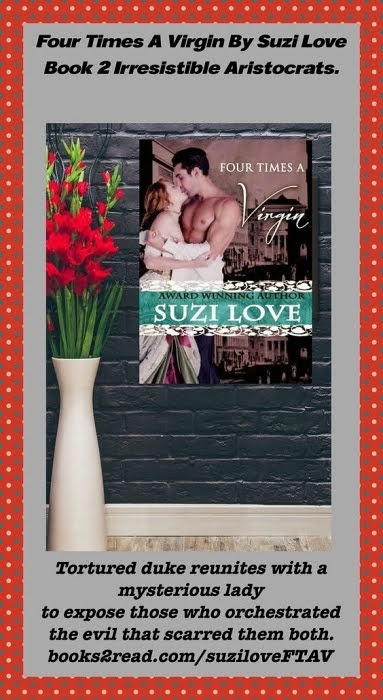FTAV_Tortured duke reunites with a mysterious lady to search for answers from their intertwined pasts and expose those who orchestrated the evil that scarred them both. She’ll do anything to protect her younger sisters and he’s desperate to make amends. books2read.com/suziloveFTAV