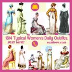 1814 Typical Women's Daily Outfits.