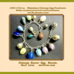 egg_pendant_1900-10 ca. Various antique Russian gold, enamel, jeweled and hardstone miniature egg pendants. bonhams.com_Sml