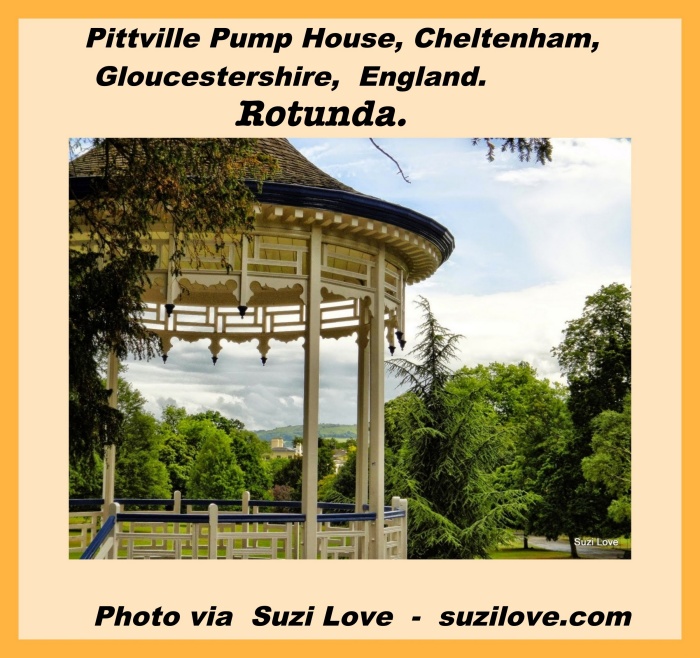 Rotunda. Pittville Pump House, Cheltenham, Gloucestershire, England.