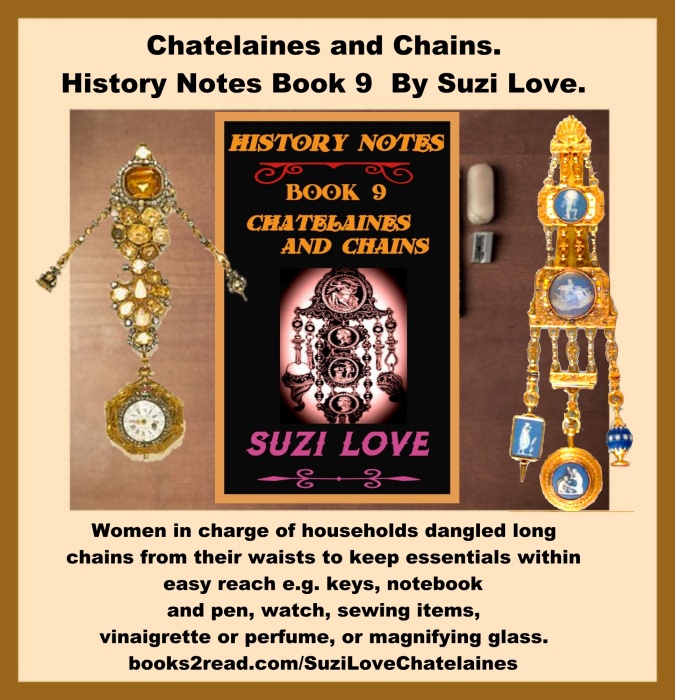 HN_9 Chatelaines and Chains History Notes Book 9 books2read.com:SuziLoveChatelaines