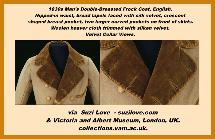 1830s_MansDouble-BreastedFrock-Coat-English.-Double-breasted-frock-coat-with-a-nipped-in-waist.-The-broad-lapels-are-faced-with-silk-velvet_VAM