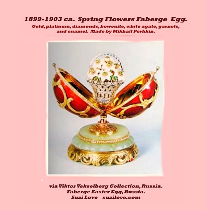 egg_1899-1903_SpringFlowers_Faberge Easter Egg, Russia.