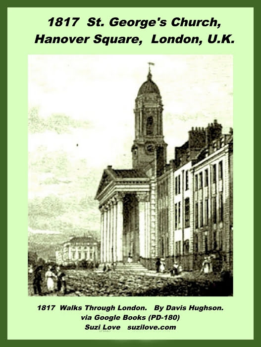 1817 Walks Through London By David Hughson. via Google Books (PD-180) In Bridgerton and Jane Austen times.